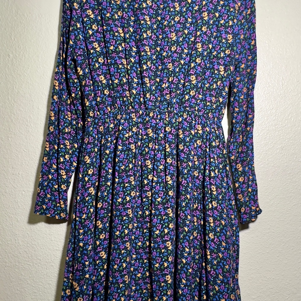 ZARA Shoulder ZARA BLUE FLORAL PRINTED Floral Print - Picture 10 of 15